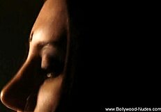 A seductive Indian dancer gives a lewd dance show
