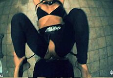 Shameless Bondage Babe entertains herself with toys and anal games