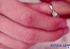 Kenna James and Valentina Nappi almost caught