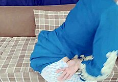 Sobia Nasir Roleplays Squirting With Dildo On WhatsApp Video Call