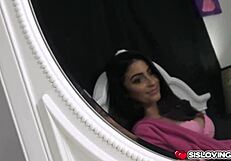 Stepbro's Big Chunky Cock Sucked By Jasmine Vega