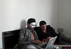 why does gwenanie zolie love being a slut in this threesome?