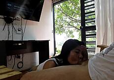 Venus Latined homegrown porn video that highlights oral and vaginal intercourse