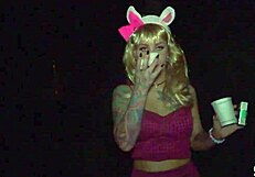 Cosplay Clown Bent Over in Florida for Big Ass Doggystyle