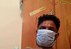 Handsome Pakistani Boy Masturbates in Punjabi Girl's Clothes