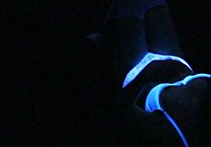 Scarlett Johnson Teasing Blacklight Sex