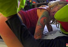 Cosplay Clown Bent Over in Florida for Big Ass Doggystyle