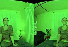 Short-Haired Summer Lynn Somers Undresses And Masturbates Flexibly.