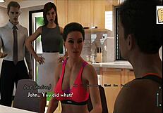 Big Tits Redhead in Anime College Adventure