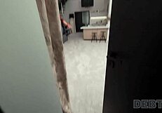 Czech reality show: Debt sex with blonde streamer