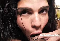 in the ghetto, sexy latina phoenixx starr, the gag queen freak, gets fucked hard by amateurs