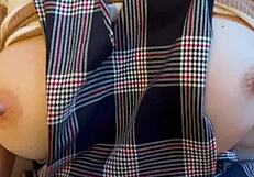 Latina college girl gets creampie!