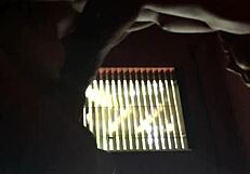 milf threesome blowjob at work