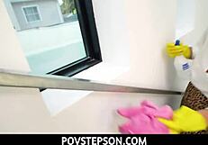 stepmom kenzie love begs stepson for big cock in pov