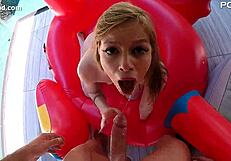 Dolly Leigh explores her uncensored POV of wet summer desires