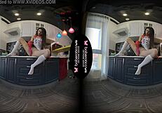 Angel Kriss, are you masturbating in the kitchen?