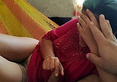 latina wife gives homemade blowjob to her tattooed husband