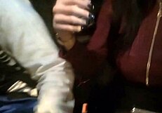 Brunette Latina Milf Sucking