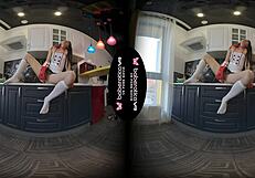 Angel Kriss, are you masturbating in the kitchen?