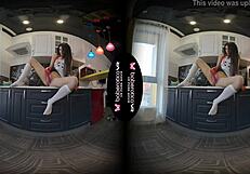 Angel Kriss, are you masturbating in the kitchen?