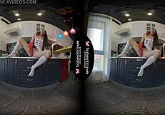 Angel Kriss, are you masturbating in the kitchen?