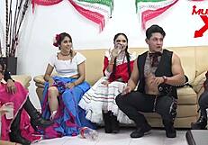Mexican porno night unfolds with a wild 3some in part 1 on mundoxxx.com