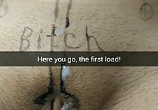 Lewd wife Milky Mari becomes cumdump for her lover in cuckold roleplay