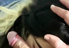 Beautiful couple in amateur compilation with deepthroat blowjob and facial cumshot
