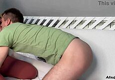 Amelie and Alex fuck doggystyle at home