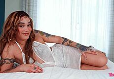 Monica, My Tgirl Dream, Ripped Clothes in Wild Night