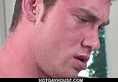 Gay interracial game on the pool table