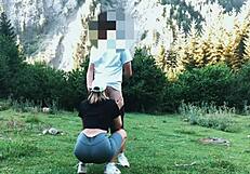 i feel that big ass tourist getting fucked in the forest