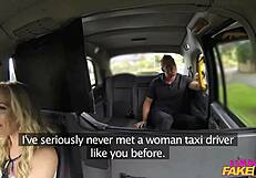Female Fake Taxi Shocked Firemans Hose Gets Drained