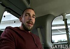 Monster wang dominates in gay porn action