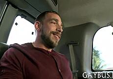 Monster wang dominates in gay porn action