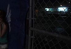 skinny teen anya olsen gets wild in public outdoor bang