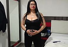 Young guy fucks mature milf in hotel room