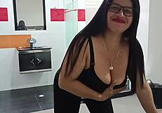 Young guy fucks mature milf in hotel room