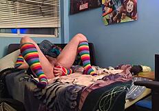 submissive puppy practices with his bad dragon dildo 😈