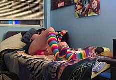 submissive puppy practices with his bad dragon dildo 😈