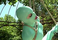 Latex Lucy Receives Detailed Cumshots in Rubber Catsuit Compilation