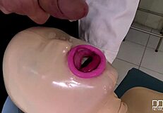 Latex Lucy Receives Detailed Cumshots in Rubber Catsuit Compilation