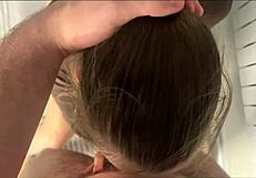 sexy slut loves sucking cock and moaning in doggystyle