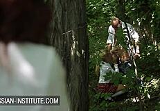 Blonde Teen Lola Reve Enjoys Anal Sex With Bodyguard Outdoors