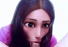 Can you handle this deepthroat blowjob like a pro?