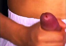 He couldn't stop staring at his friend's stepmom's huge tits while studying.