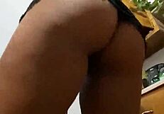 Full Video of Anna Maria, Mature Latina, Cooking Naked in Kitchen