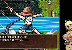 Anime game fishing play