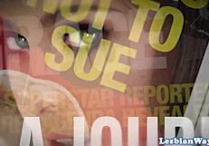 Bootylicious lesbian babes craving threesome fun?