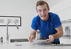 Party turns to foursome sucking fun